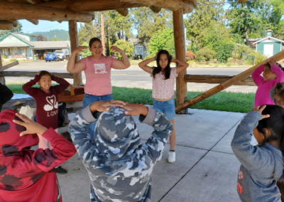 Guatemalan kids at summer camp singing creek educational center cottage grove oregon