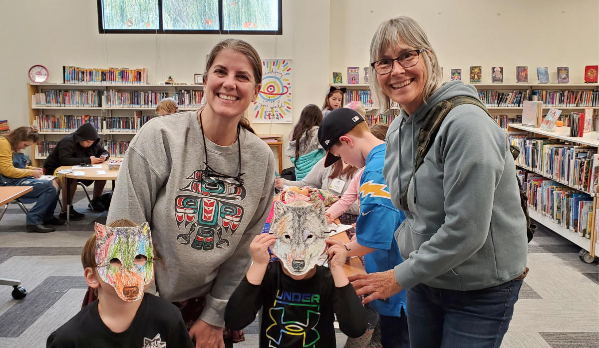 acorn circle coyote masks creswell