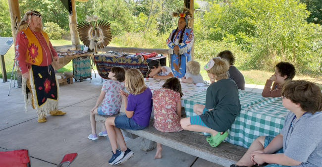 Earth Ways summer camp 2024 indigenous leaders<br />
