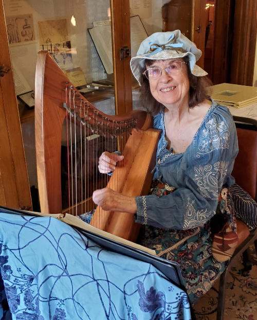 janet naylor harp music at tea